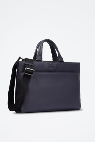 Porte-documents en cuir Come - Bleu marine