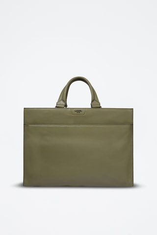 Porte-documents en cuir Come - Kaki