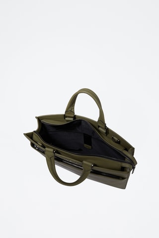 Porte-documents en cuir Come - Kaki