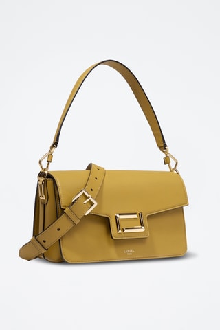 Leren Trendy Handtas Angele - Mosterdgeel