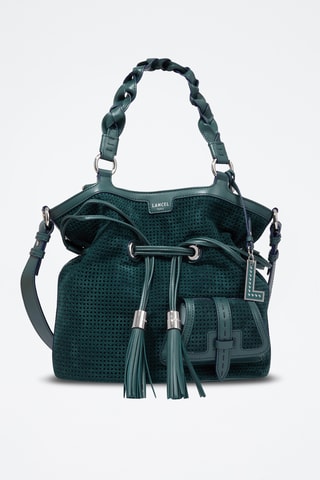 Sac seau en cuir Premier Flirt M - Vert