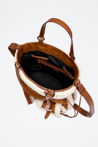 Sac seau en nubuck Premier Flirt M - Marron