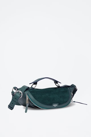Sac bandoulière en cuir S - Vert foncé