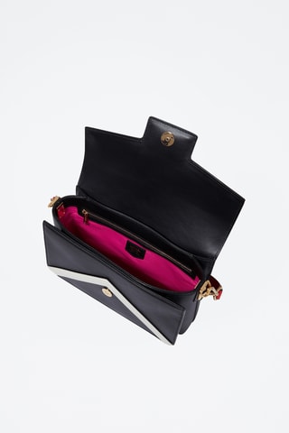 Leren Trendy Handtas Angele - Zwart