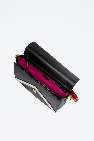 Leren Trendy Handtas Angele - Zwart