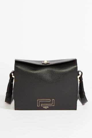 Sac bandoulière en cuir Pia - Noir
