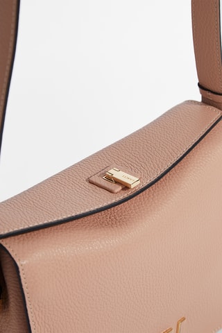 Sac bandoulière en cuir Pia - Nude