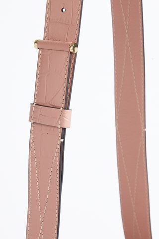 Sac seau en cuir Le Huit S - Nude
