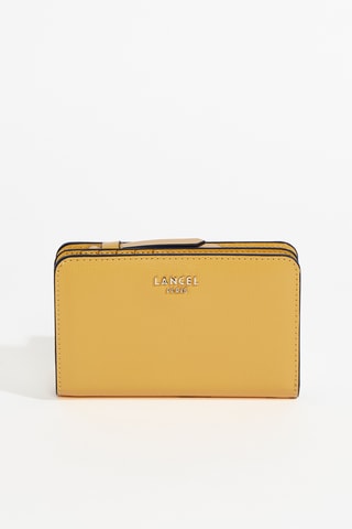 Compagnon en cuir Lettrines - Jaune