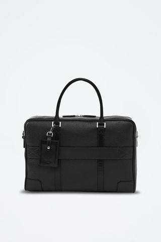 Porte-documents et porte-cartes en cuir Grand hotel - Noir