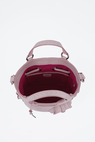 Sac seau en cuir Premier Flirt S - Rose clair