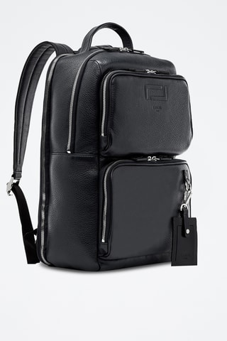 Sac à dos en cuir Grand hôtel - Noir