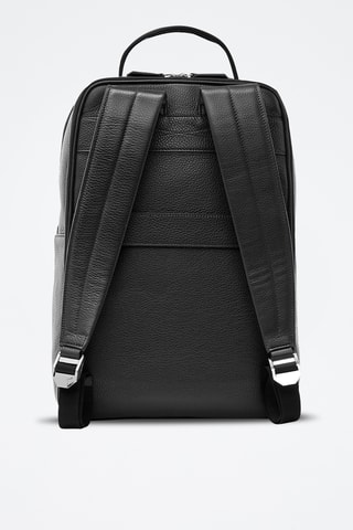 Sac à dos en cuir Grand hôtel - Noir