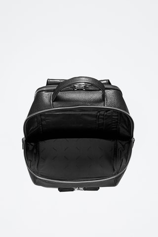 Sac à dos en cuir Grand hôtel - Noir