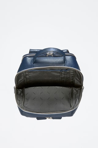 Sac à dos en cuir Grand hotel - Bleu pétrole