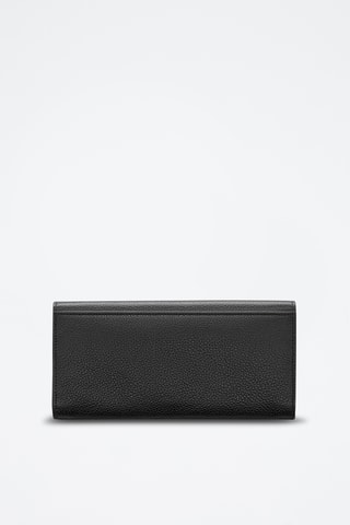 Portefeuille en cuir Lettrines - Noir