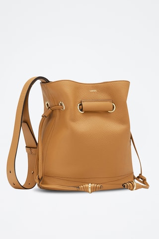 Leren Buideltas Le Huit - Camel