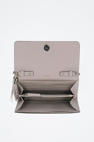 Sac bandoulière en cuir Premier Flirt - Gris