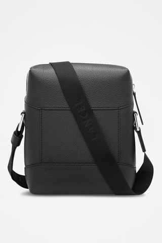 Sac bandoulière en cuir Graphic Mini - Noir