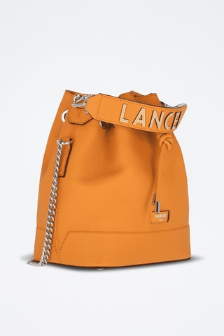 Leren Buideltas Ninon - Oranje