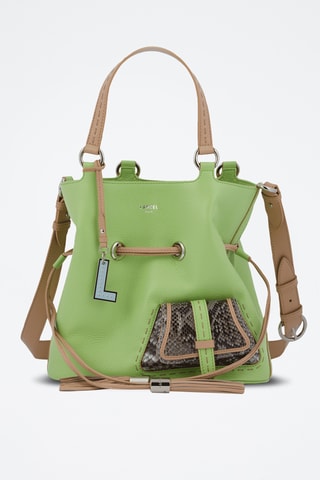 Sac seau en cuir Premier Flirt S - Vert clair