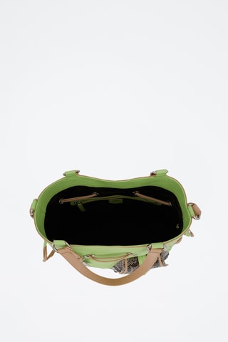 Sac seau en cuir Premier Flirt S - Vert clair