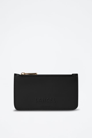 Porte-cartes en cuir Billie - Noir