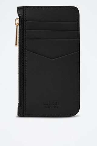 Porte-cartes en cuir Billie - Noir