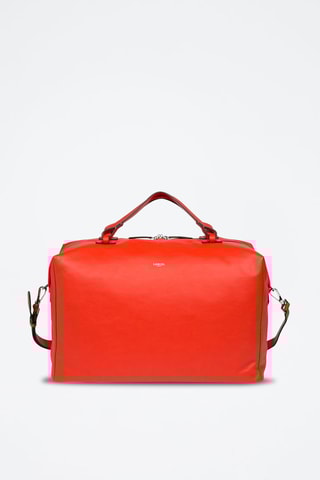 Sac de voyage en cuir Neo Pop - Rouge