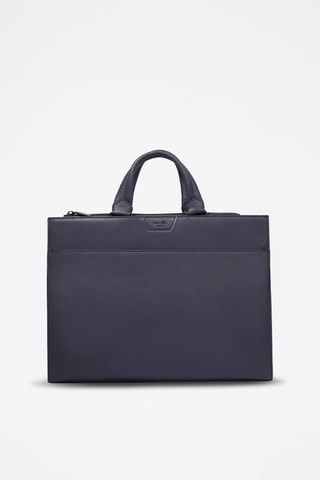 Porte-documents 15'6 en cuir Come - Bleu marine