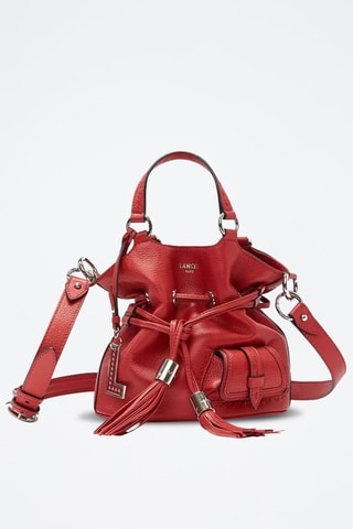 Sac seau en cuir Premier Flirt S - Rouge