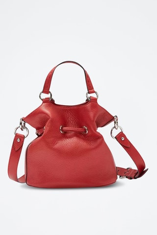 Sac seau en cuir Premier Flirt S - Rouge