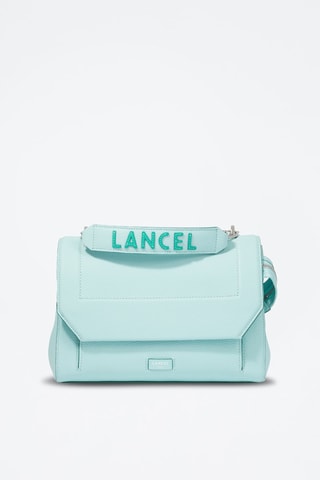Sac bandoulière en cuir Ninon L - Menthe