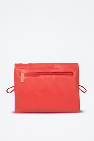 Sac bandoulière en cuir Billie M - Rouge
