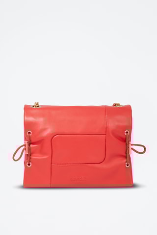 Sac bandoulière en cuir Billie M - Rouge