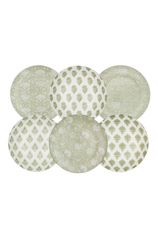 6 Porseleinen Dessertborden Soliman - 20,5 cm