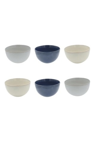6 Keramische Kommen Oia - 14,2 cm