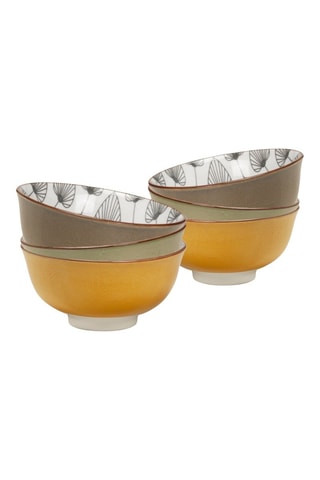 6 Porseleinen Kommen Sasebo - 30 cl