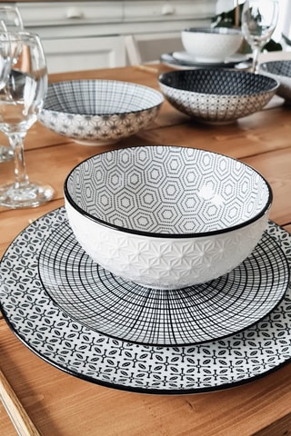 6 tigelas em porcelana Komae - 25 cl