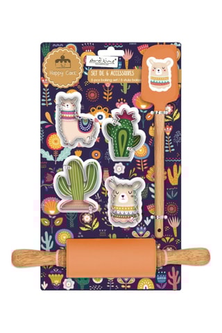 6 Stuks Keukengerei Happy Cake - 6-delig 