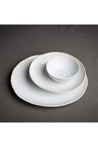 6 Keramische Grote Borden Nuage - 26,7 cm