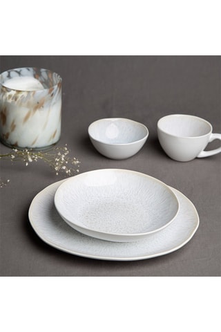 6 Keramische Grote Borden Nuage - 26,7 cm