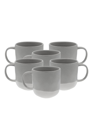 6 Keramische Mokken Terre de Sienne - 12,5 cm