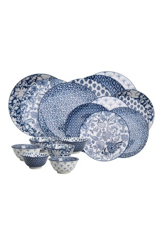 Porseleinen Servies Majorelle - 18-delig
