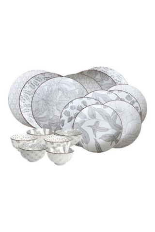 Porseleinen Servies Yokote - 18-delig