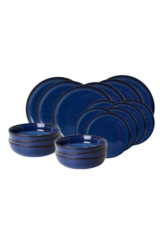 Keramisch Servies Blue Moon - 18-delig