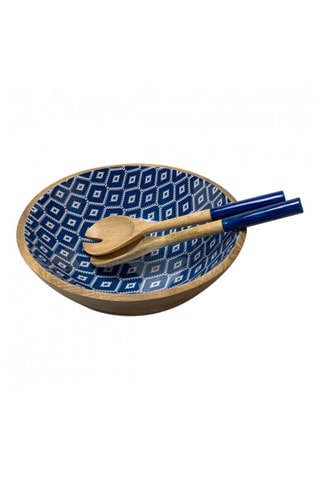 Mangohouten Saladebestek Majorelle 