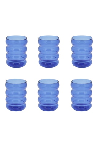 6 Glazen Santorin 