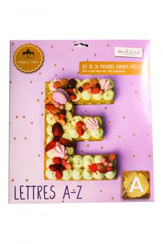 Uitsteekvormen Happy Cake - 26-delig