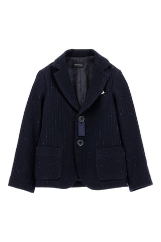 Blazer em lã - Azul-marinho